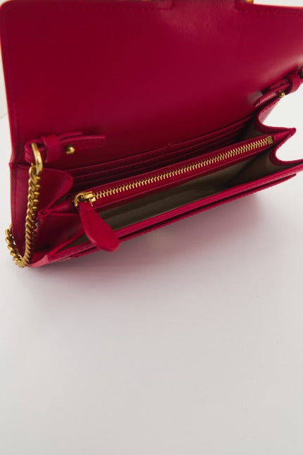 PINKO LOVE ONE WALLET C VITEL en color ROJO (4)