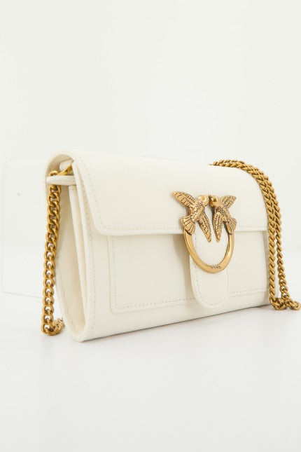 PINKO LOVE ONE WALLET C VITEL en color BLANCO (2)