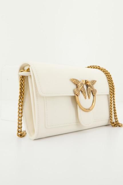 PINKO LOVE ONE WALLET C VITEL en color BLANCO (2)