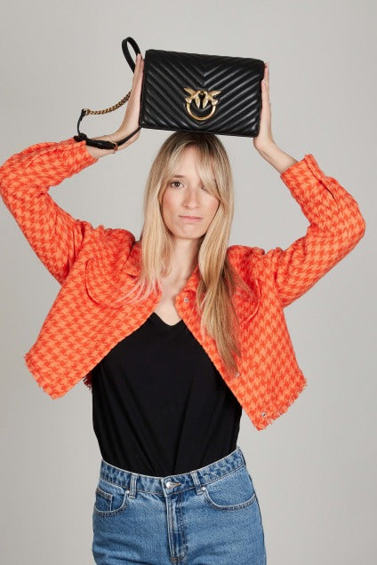 PINKO LOVE CLICK MINI SHEEP en color NEGRO (5)