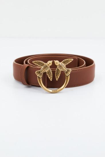 PINKO LOVE BERRY H BELT VITE en color MARRON (1)