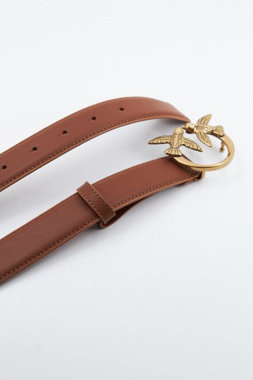 PINKO LOVE BERRY H BELT VITE en color MARRON (4)