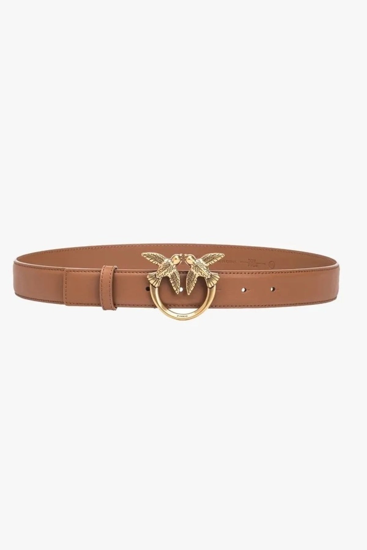 PINKO LOVE BERRY H BELT VITE en color MARRON (1)