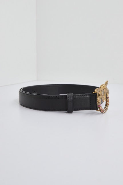 PINKO LOVE BERRY H BELT VIT en color NEGRO (2)