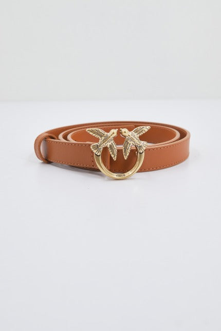PINKO LOVE BERRY H BELT VITE en color MARRON (1)