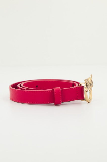 PINKO LOVE BERRY H BELT VITE en color ROJO (2)