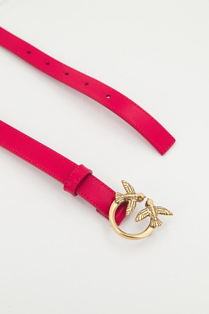 PINKO LOVE BERRY H BELT VITE en color ROJO (4)
