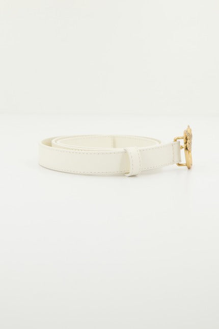 PINKO LOVE BERRY H BELT VITE en color BLANCO (2)