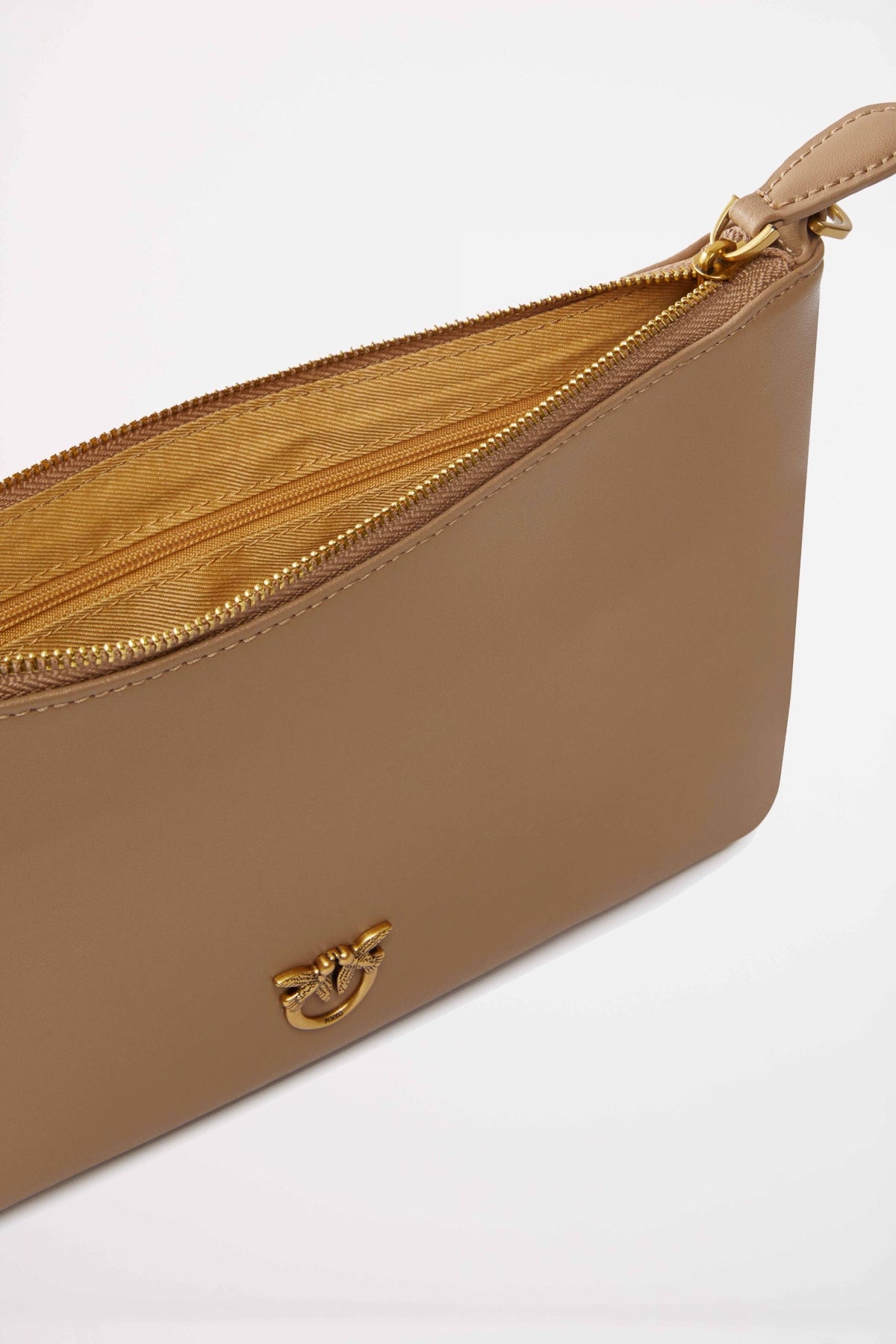 PINKO CLASSIC FLAT LOVE BAG SIMPLY en color MARRON (4)