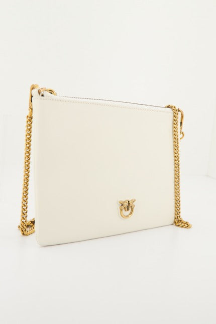 PINKO FLAT CLASSIC VITELLO SE en color BLANCO (2)