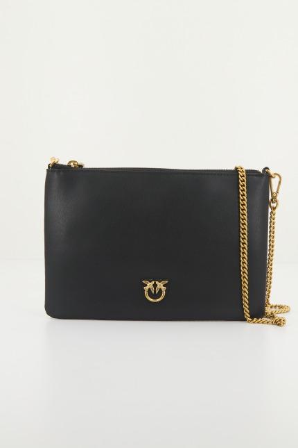 PINKO CLASSIC FLAT LOVE BAG SIMPLY en color NEGRO (1)