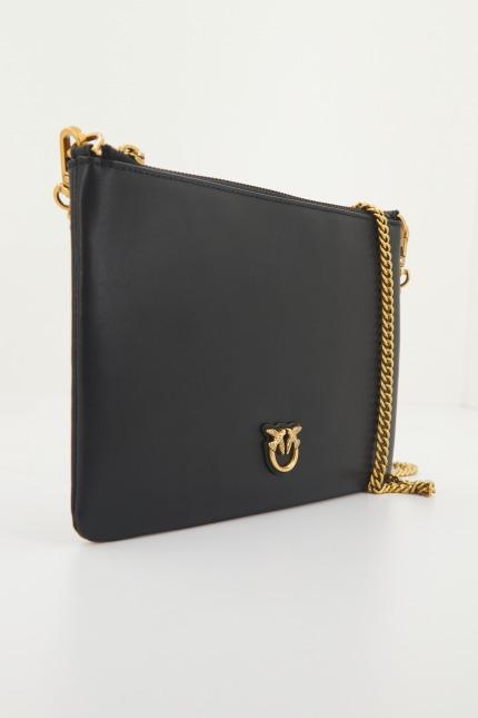 PINKO CLASSIC FLAT LOVE BAG SIMPLY en color NEGRO  (2)