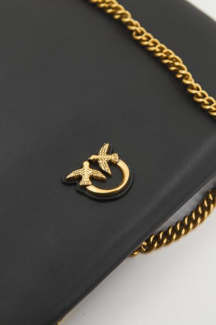 PINKO CLASSIC FLAT LOVE BAG SIMPLY en color NEGRO  (4)