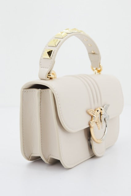 PINKO LOVE BELL MINI H en color BEIS (2)