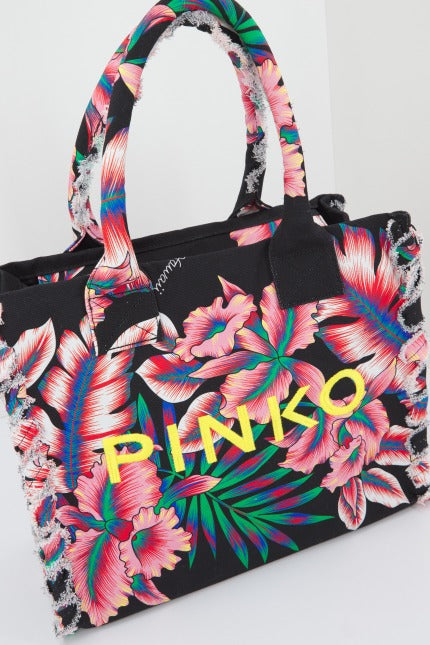 PINKO APZ BEACH SHOPPING en color NEGRO (3)