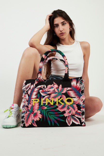 PINKO APZ BEACH SHOPPING en color NEGRO (5)