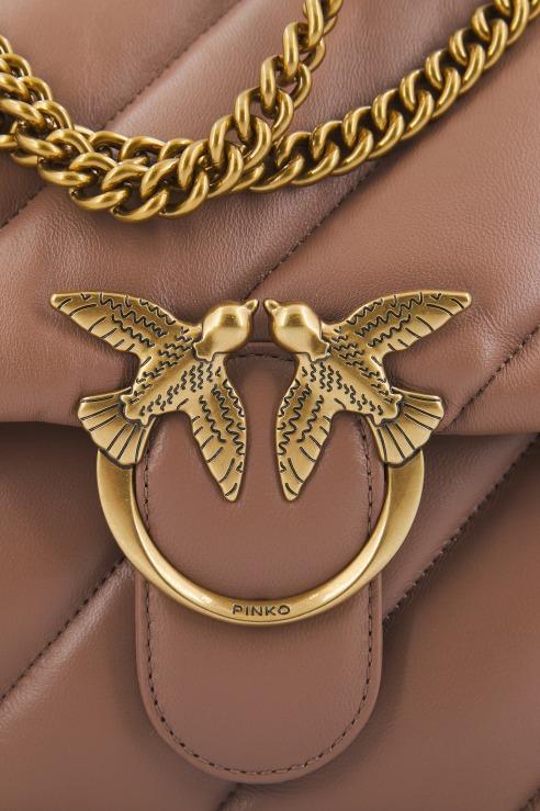 PINKO LOVE PUFF BIG CL SHEEP en color MARRON CLARO (4)