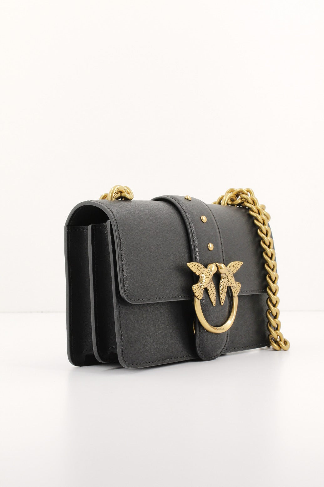 PINKO LOVE ONE MINI C VITELLO en color NEGRO (2)