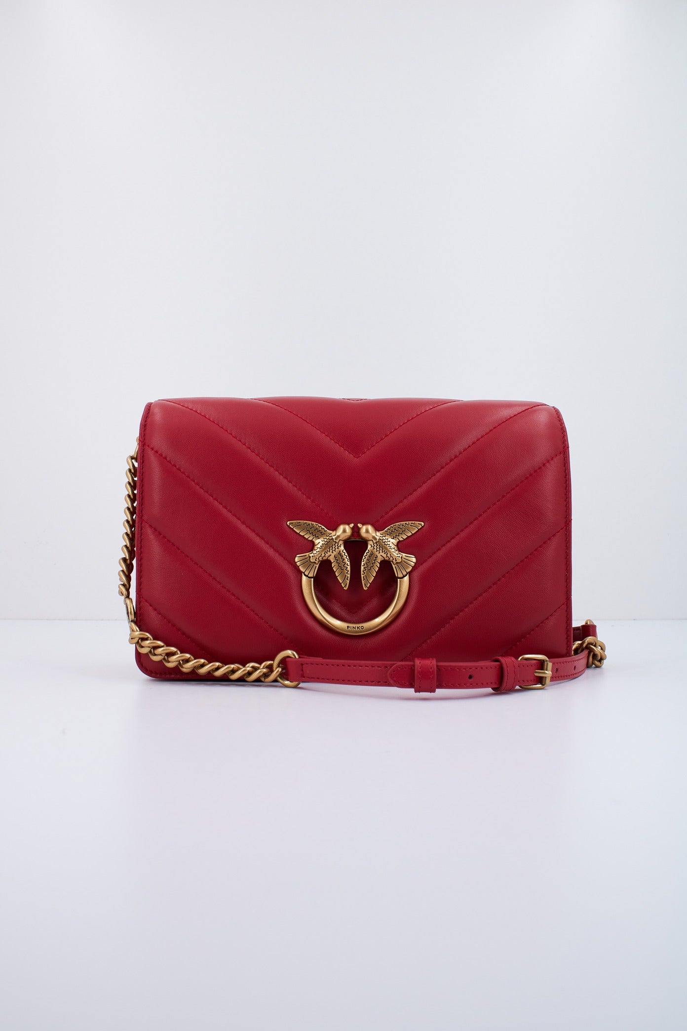PINKO LOVE CLICK CLASSIC SHEE en color ROJO (2)