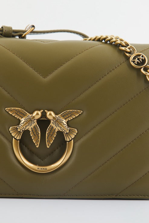 PINKO LOVE CLICK CLASSIC SHEE en color VERDE (4)