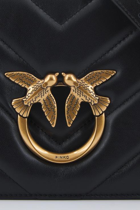 PINKO LOVE CLICK CLASSIC SHEE en color NEGRO (4)