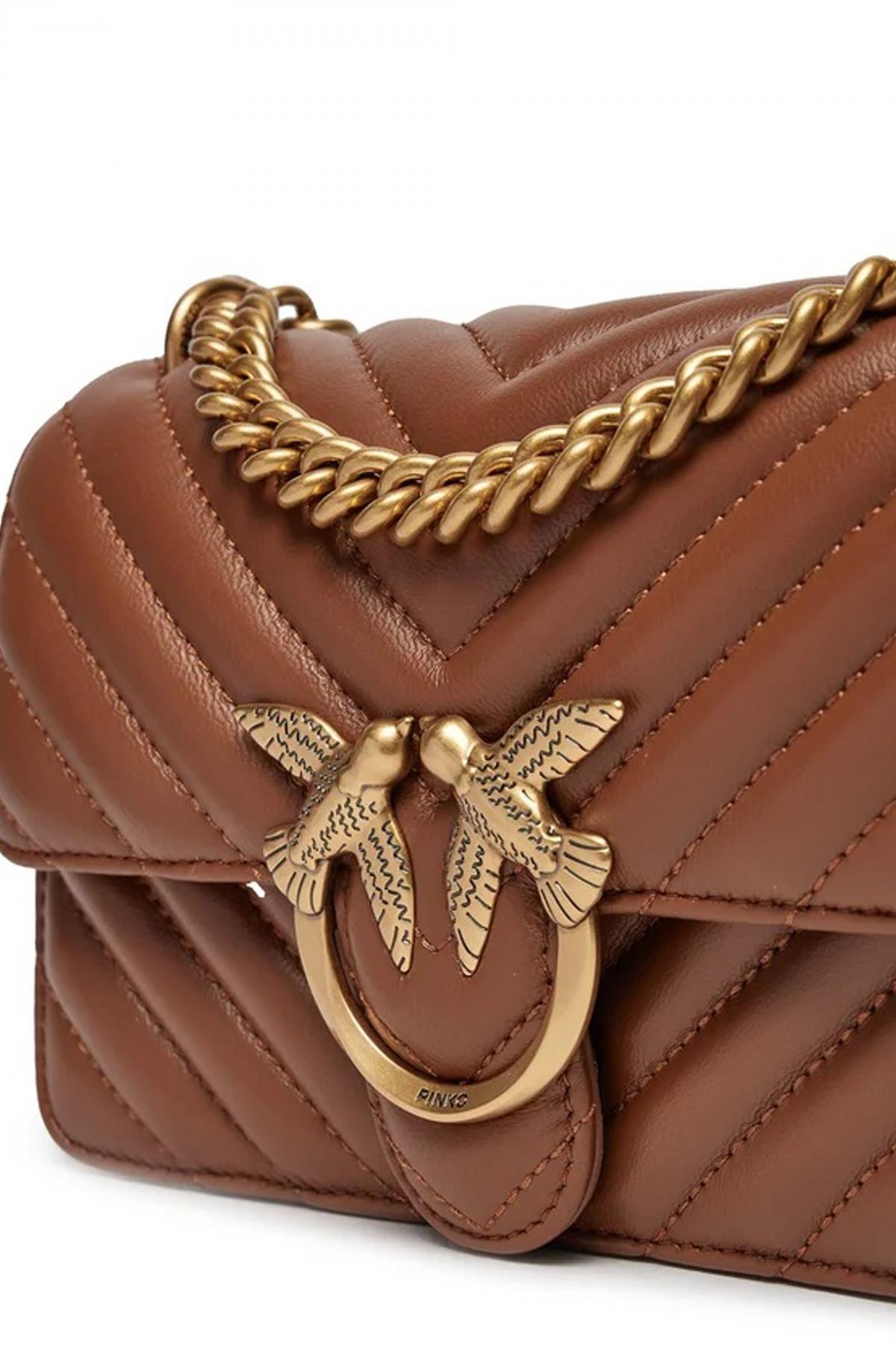 PINKO LOVE ONE MINI DC SHEEP en color MARRON (4)