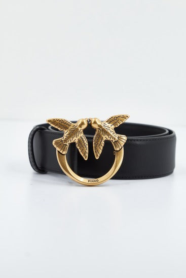PINKO LOVE BERRY H BELT VITE en color NEGRO (1)