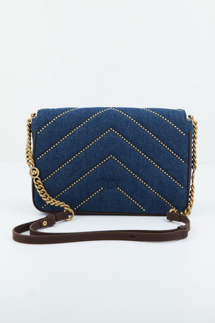 PINKO LOVE CLICK CLASSIC DENI en color AZUL (3)