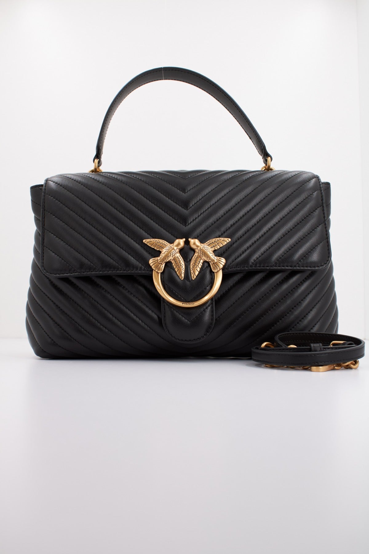 PINKO LOVE LADY PUFF BIG CL S en color NEGRO (1)