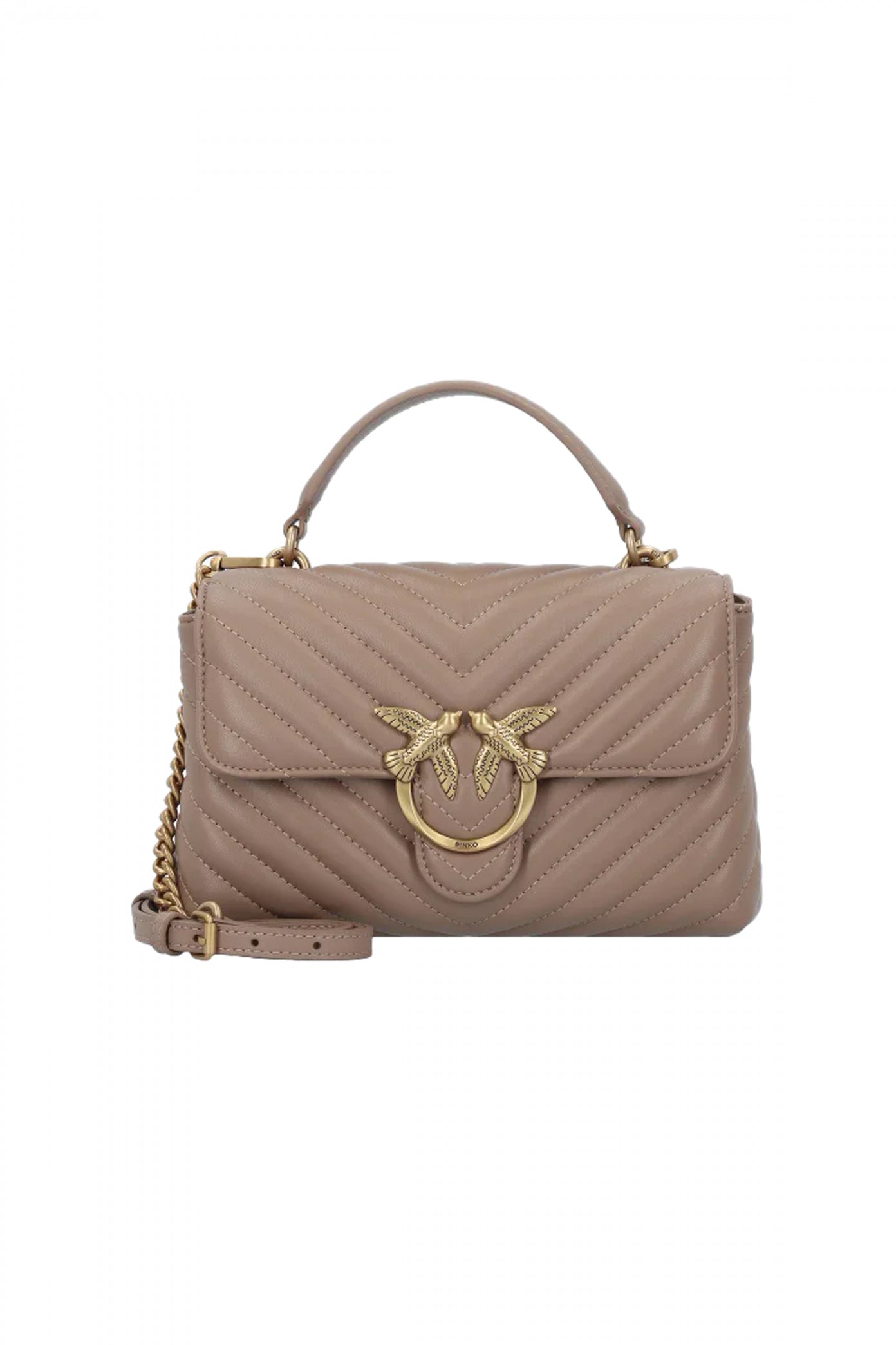 PINKO AGK LOVE LADY PUFF CLASSIC en color MARRON (1)