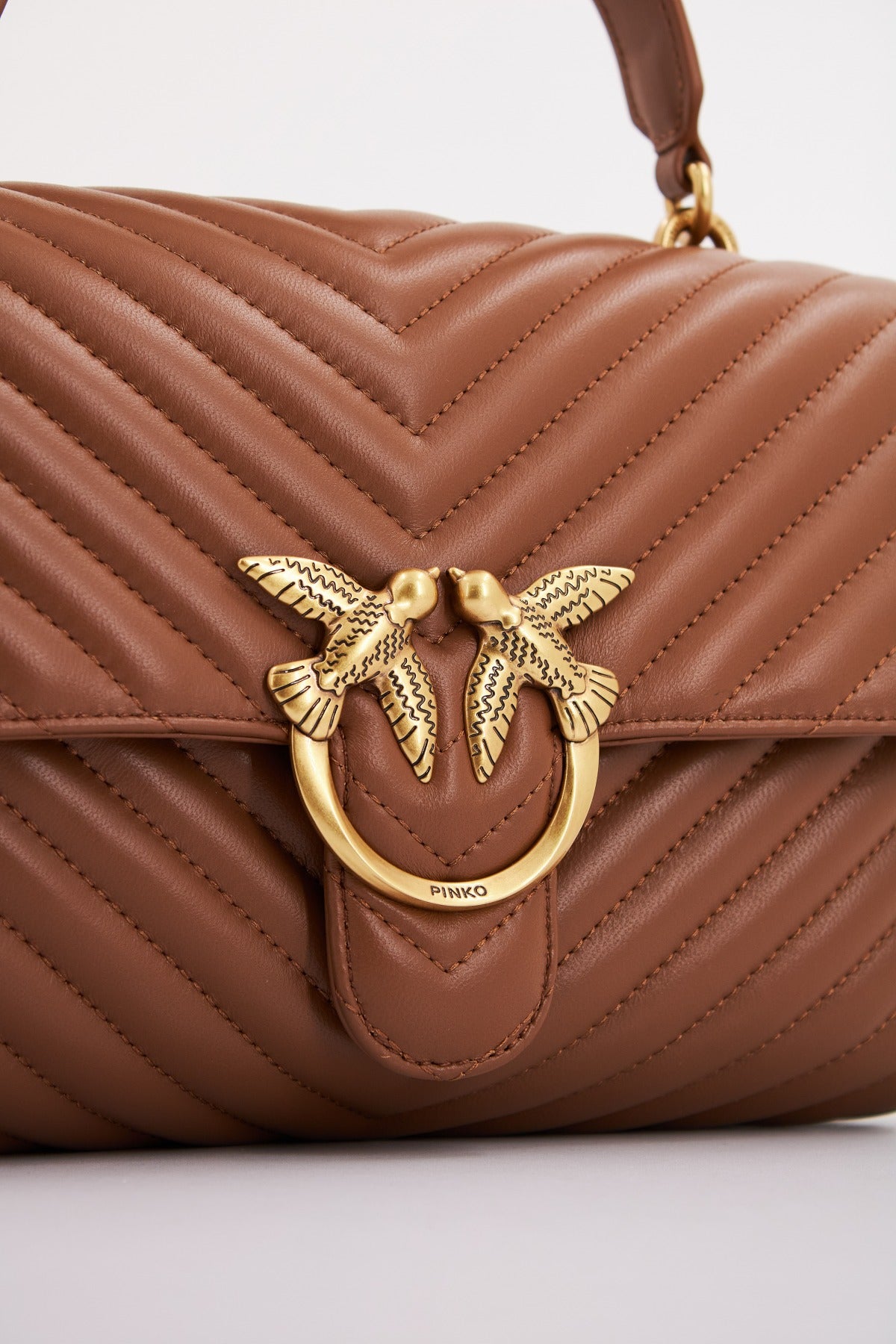 PINKO LOVE LADY PUFF CLASSIC en color MARRON (4)