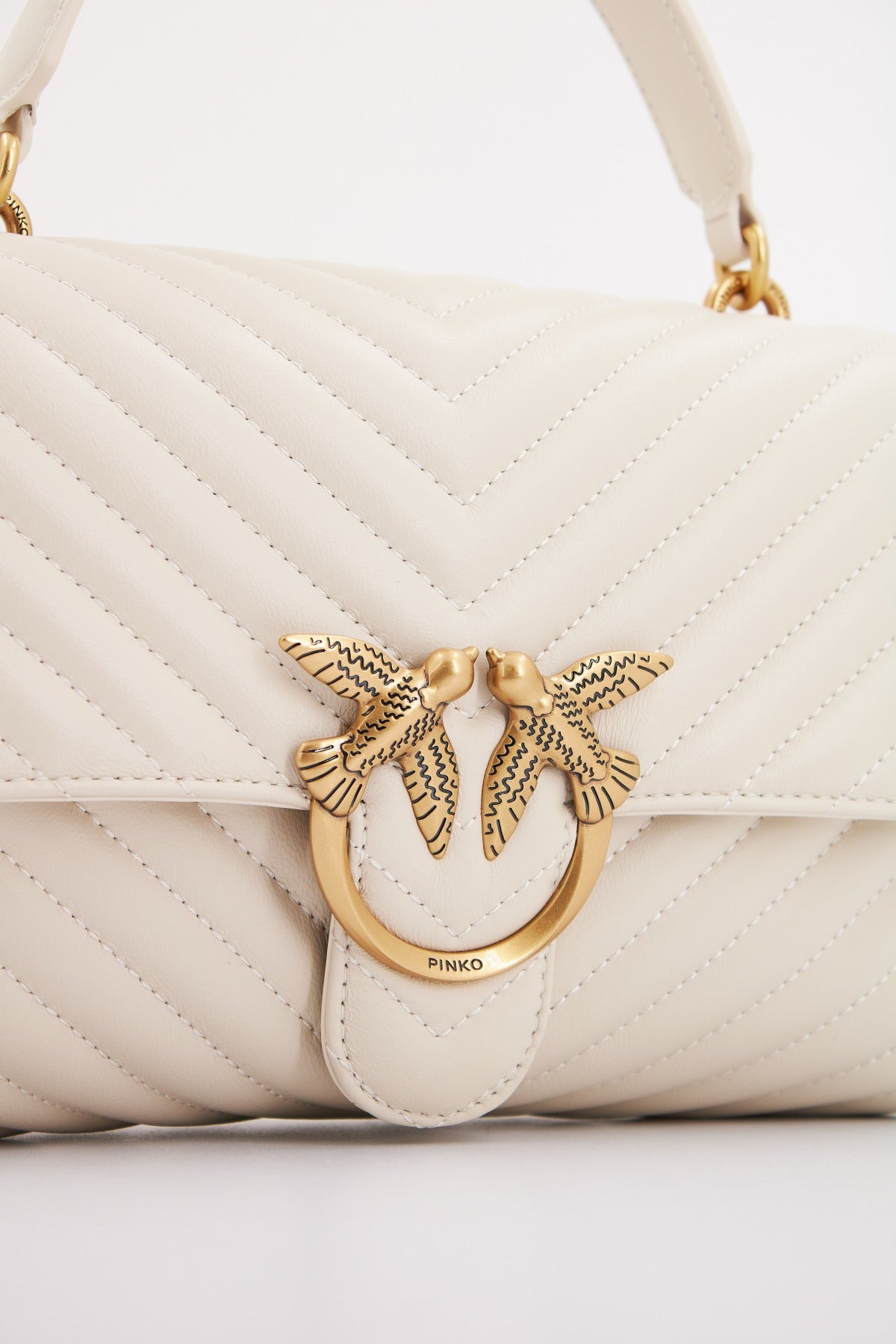 PINKO LOVE LADY PUFF CLASSIC en color BLANCO (4)