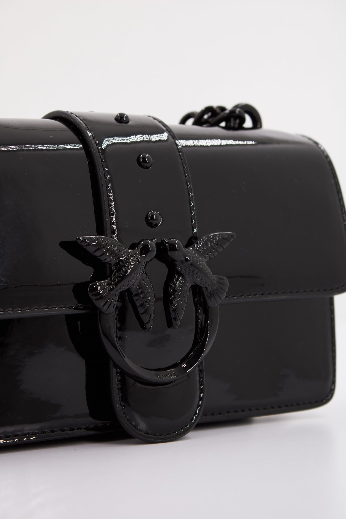 PINKO LOVE ONE MINI CL VITELL en color NEGRO (4)