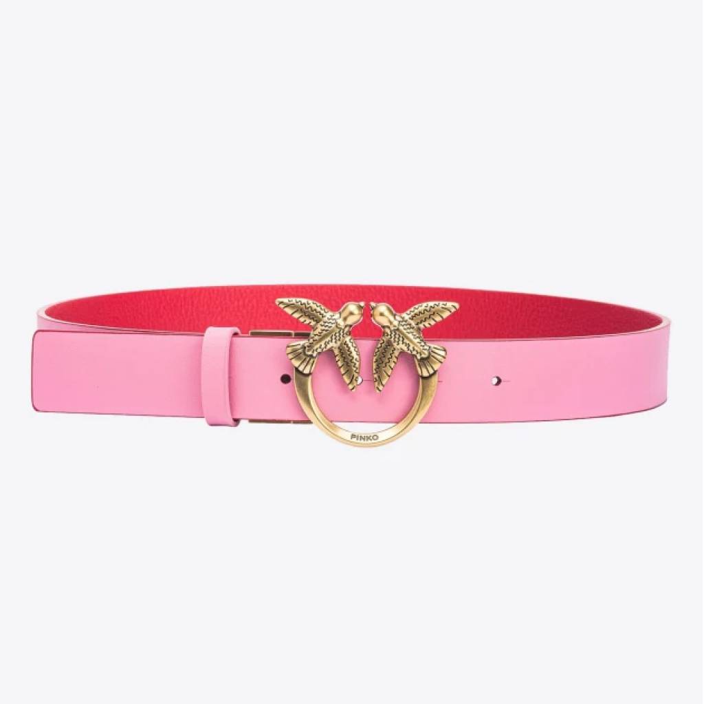 PINKO LOVE BIRDS REVERSIBLE en color ROJO (5)