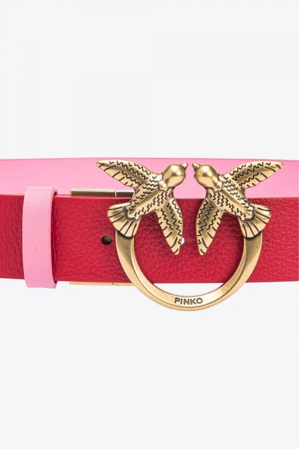 PINKO LOVE BIRDS REVERSIBLE en color ROJO (3)