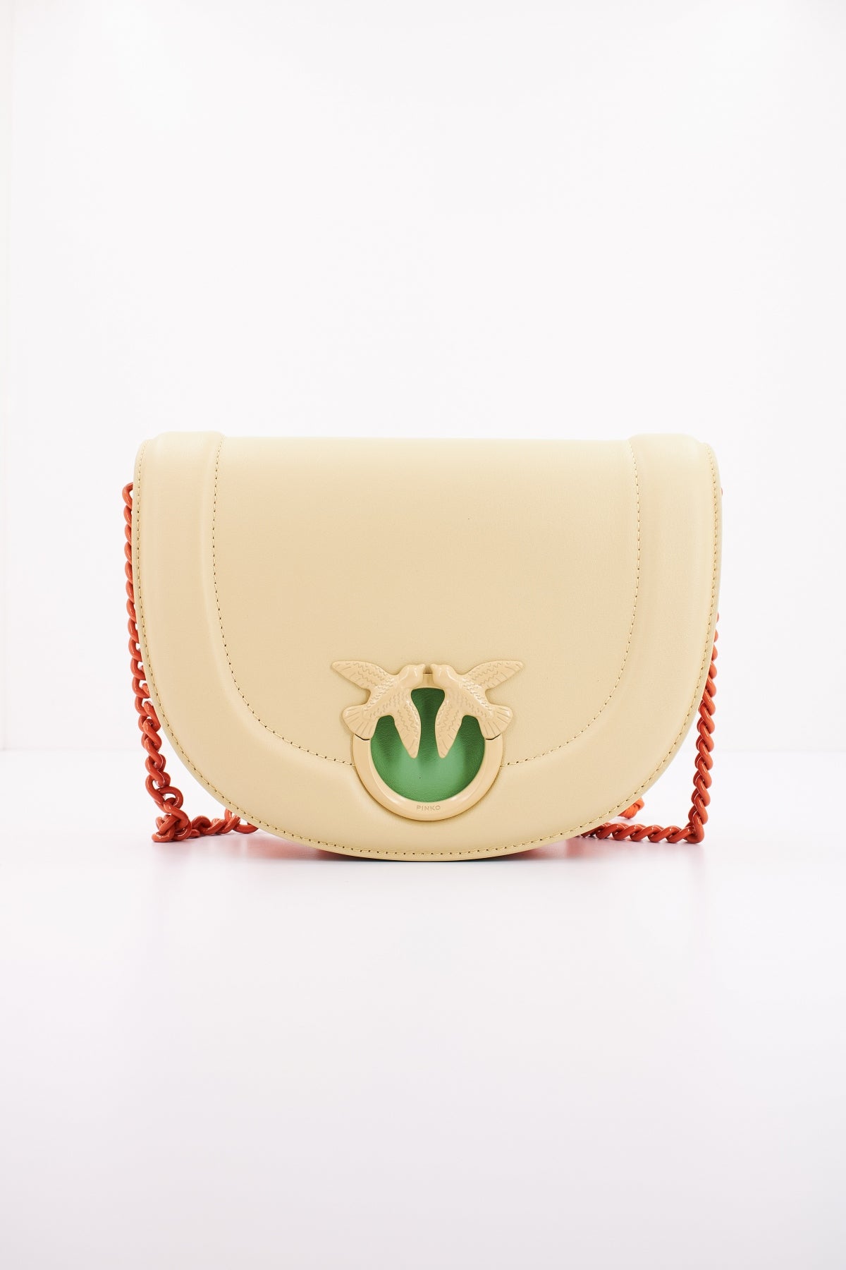 PINKO LOVE ROUND CLICK CLASSIC en color AMARILLO (1)
