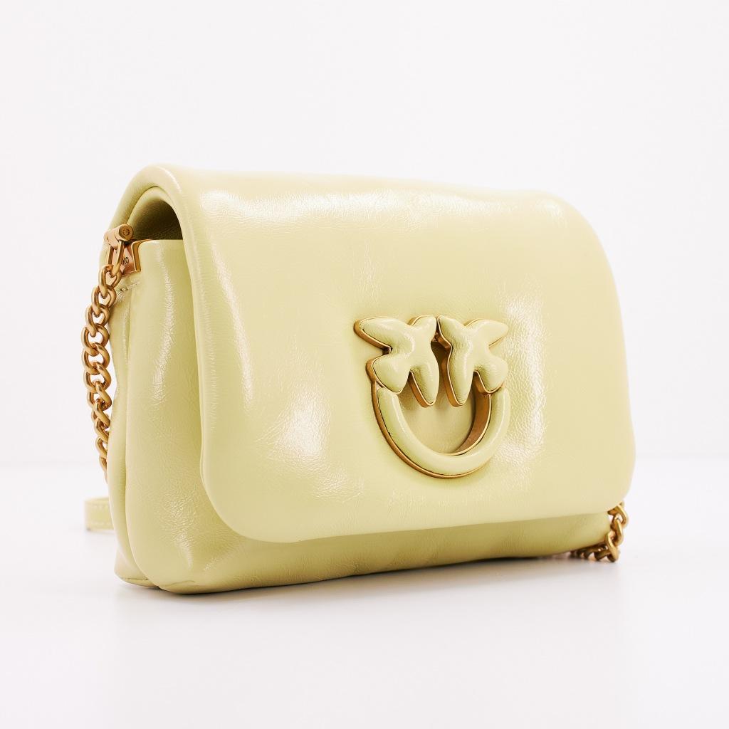 PINKO LOVE CLICK PUFF BABY SO en color AMARILLO (5)
