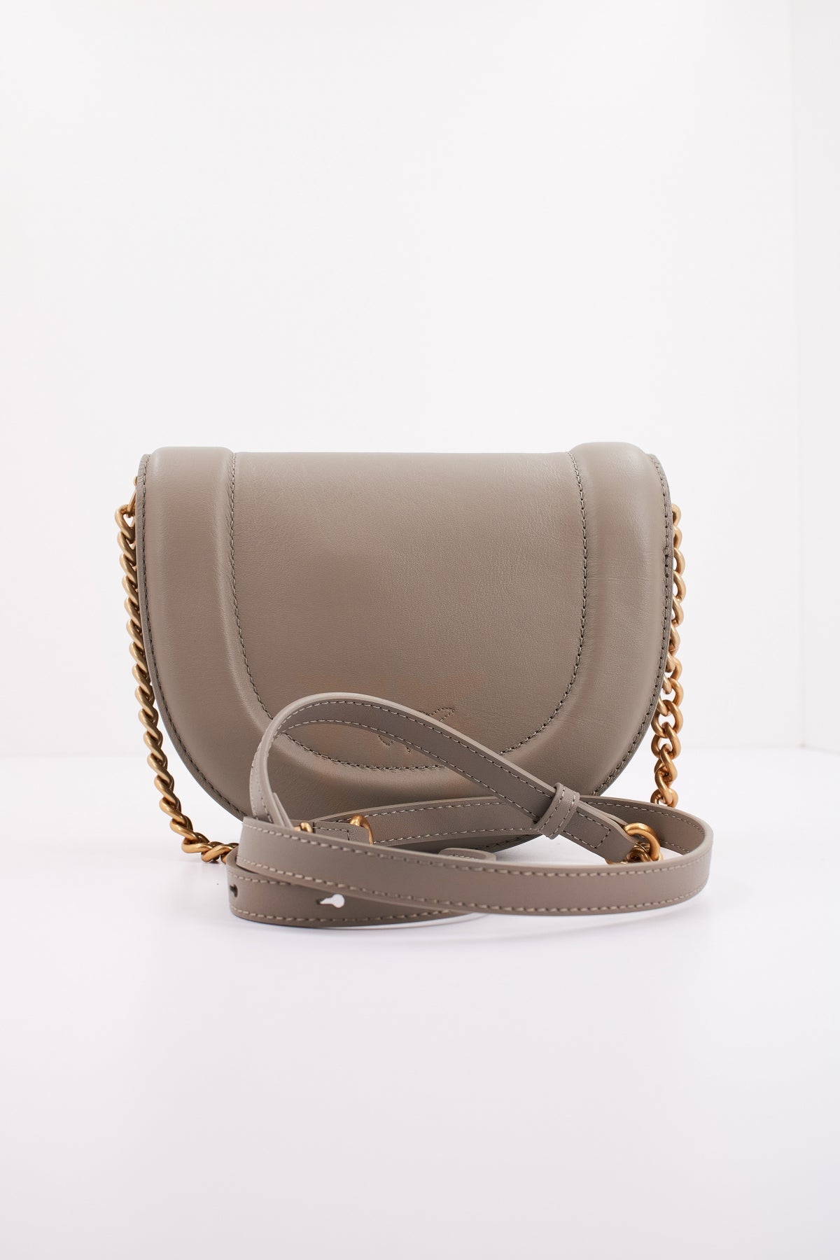 PINKO LOVE ROUND CLICK MINI V en color GRIS (3)