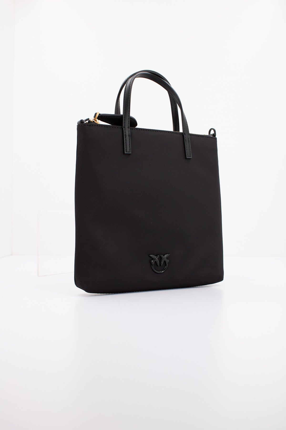 PINKO MINI SHOPPER RECYCLED N en color NEGRO (2)