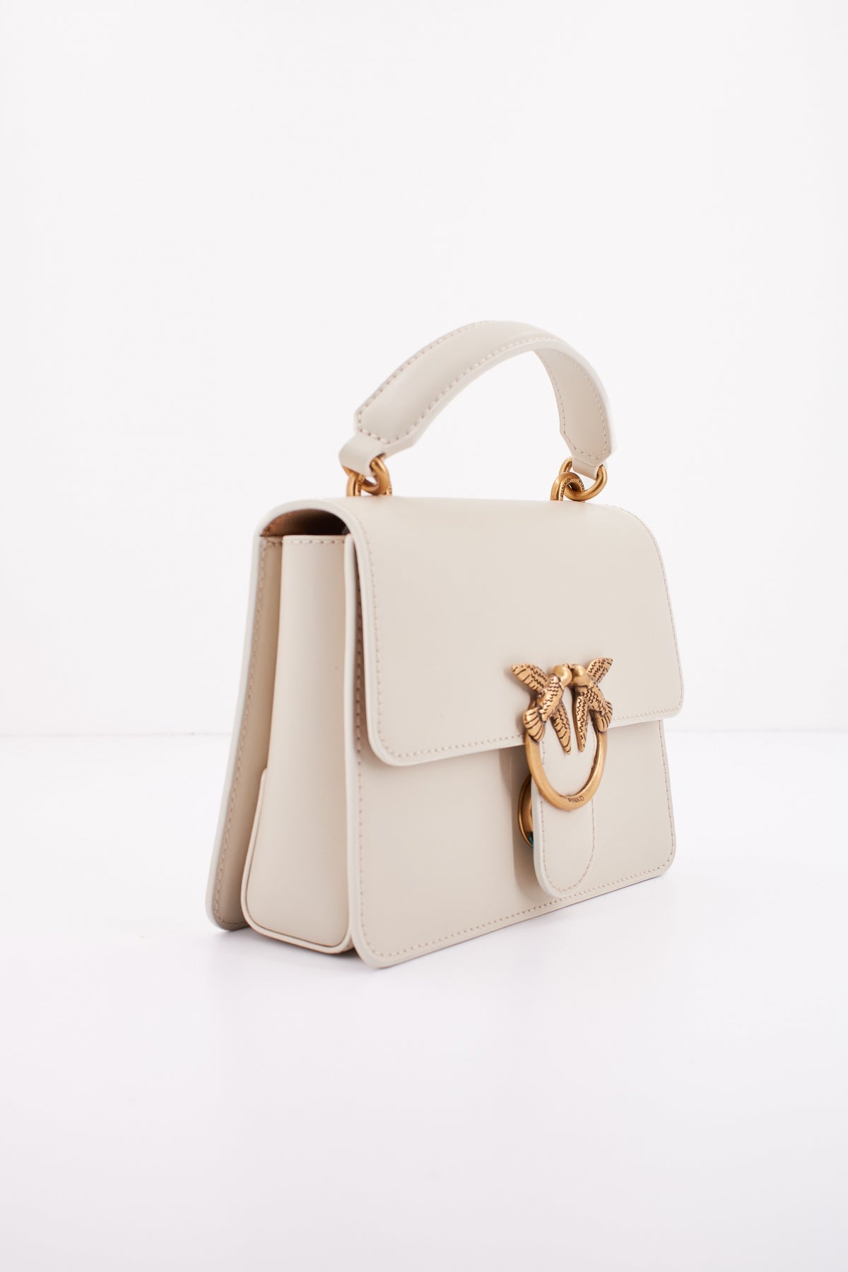 PINKO LOVE ONE TOP HANDLE MIN en color BLANCO (2)