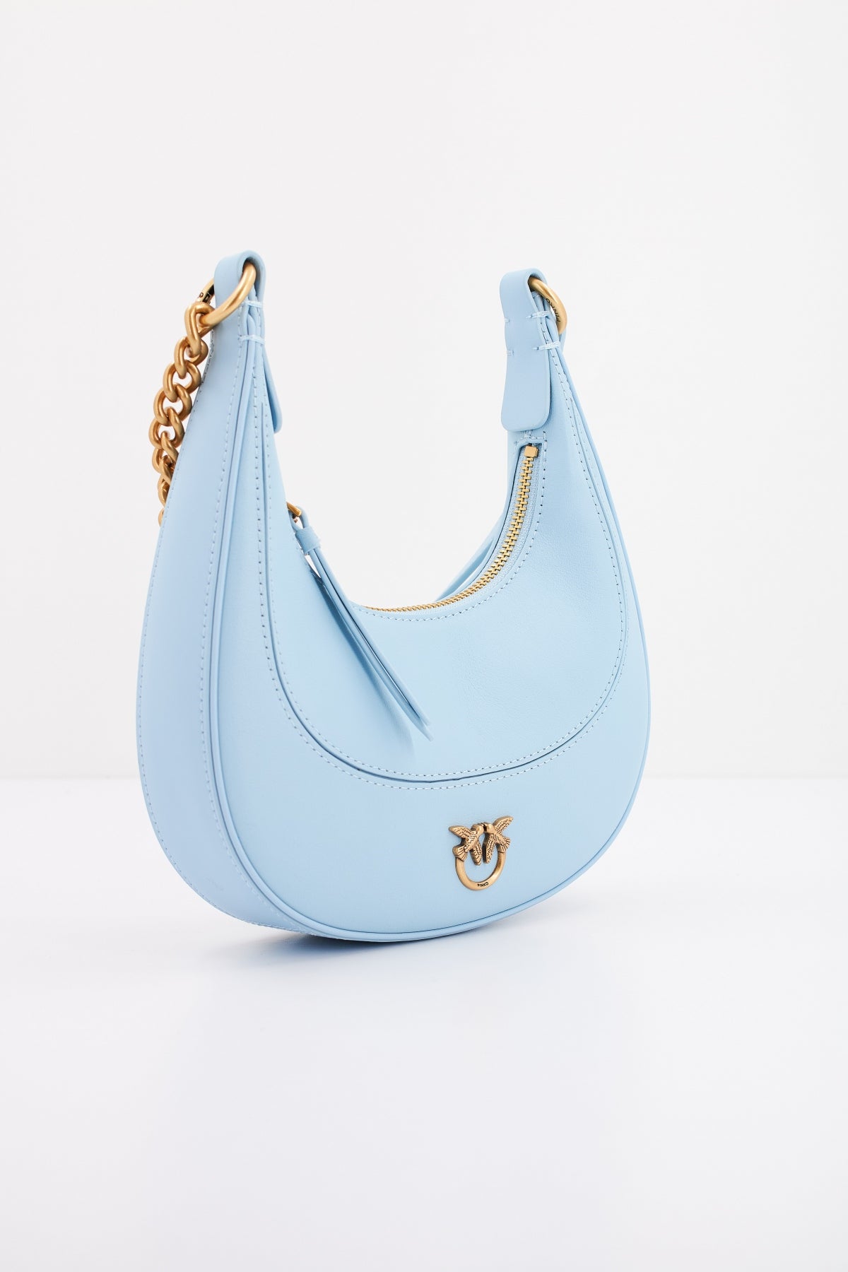 PINKO BRIOCHE HOBO MINI en color AZUL (2)