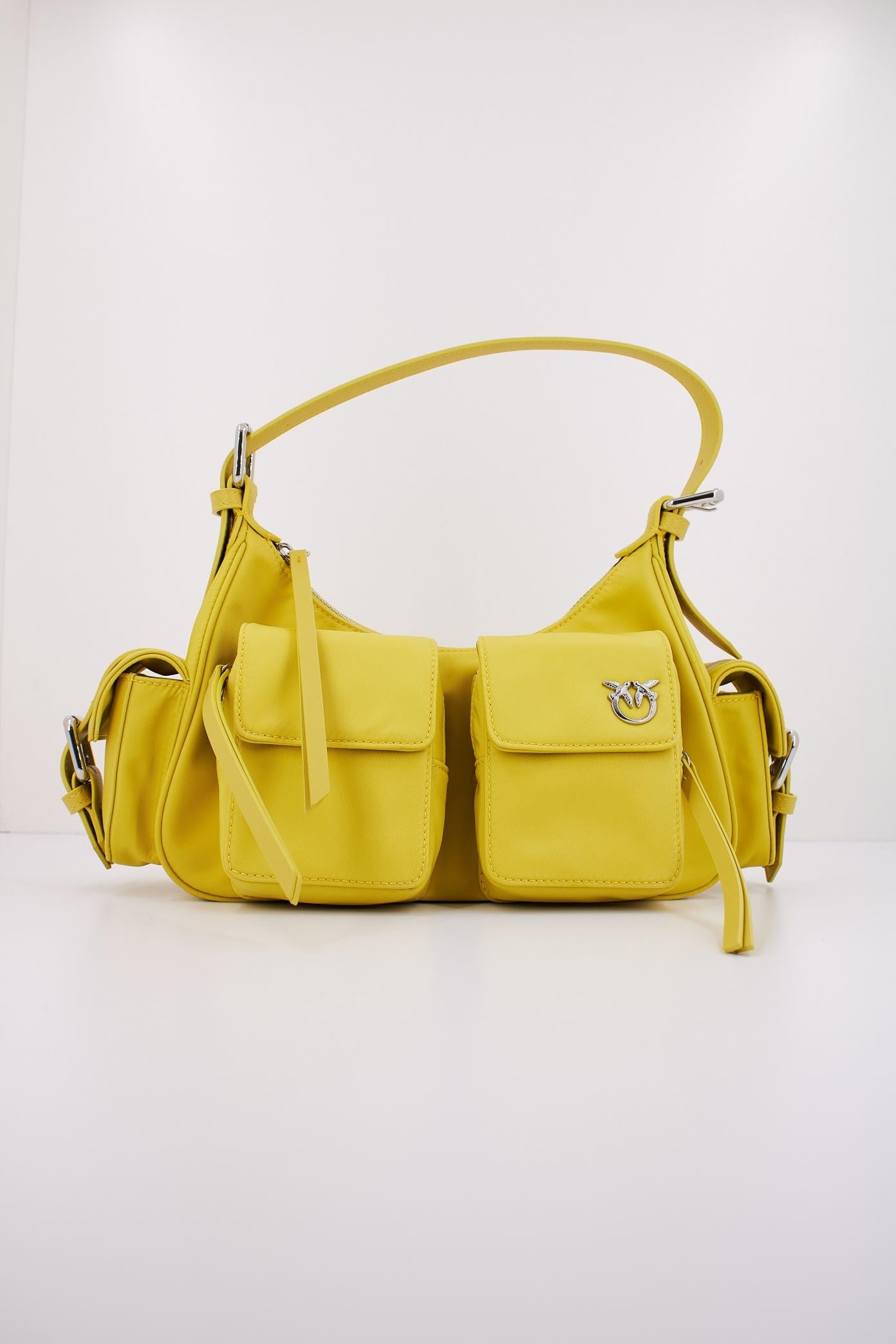 PINKO CARGO BAG en color AMARILLO (1)