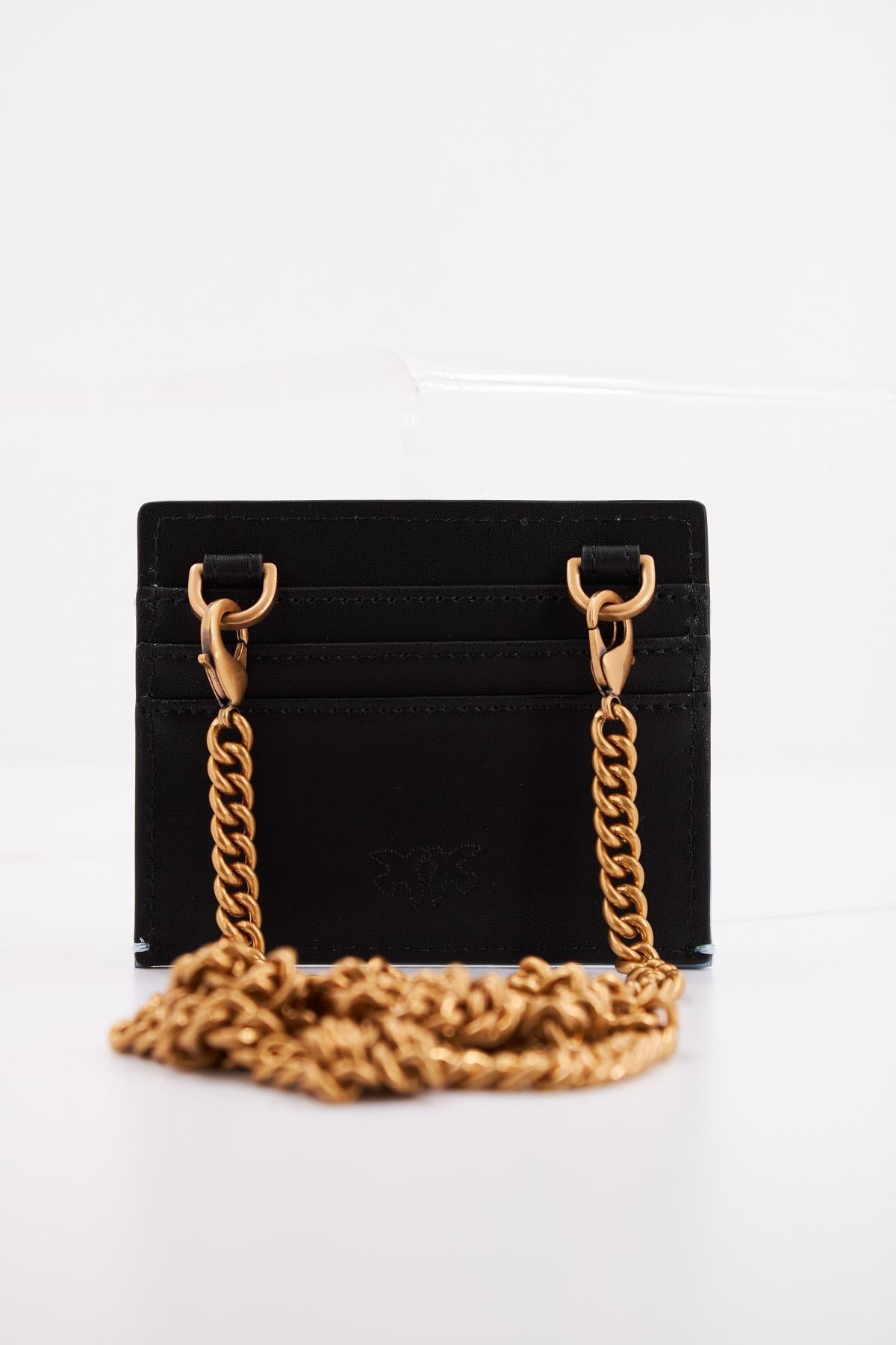 PINKO CARD HOLDER POCKET en color NEGRO (3)