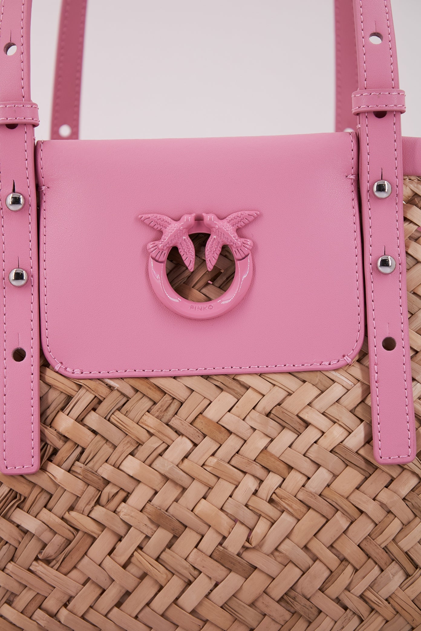 PINKO LOVE SUMMER BASKET en color ROSA (4)