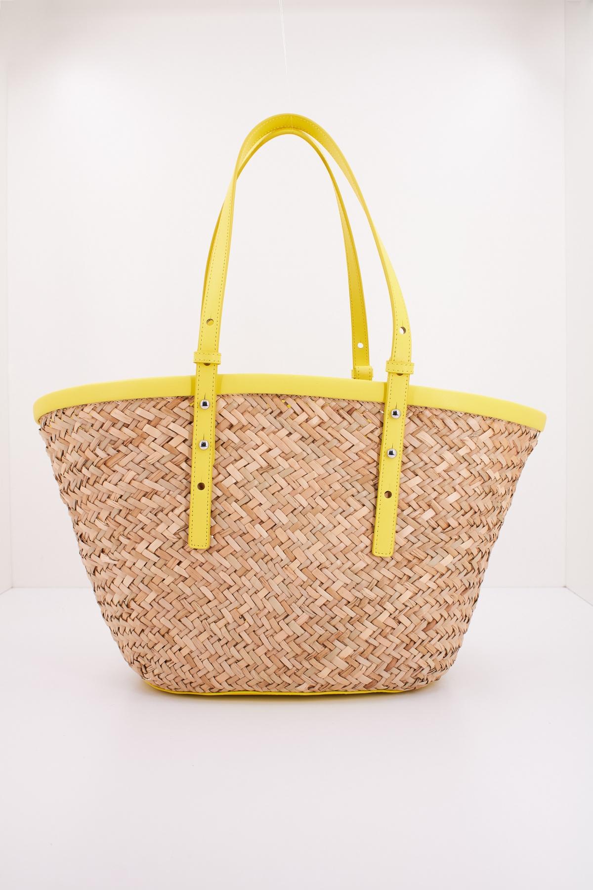 PINKO LOVE SUMMER BASKET en color AMARILLO (3)