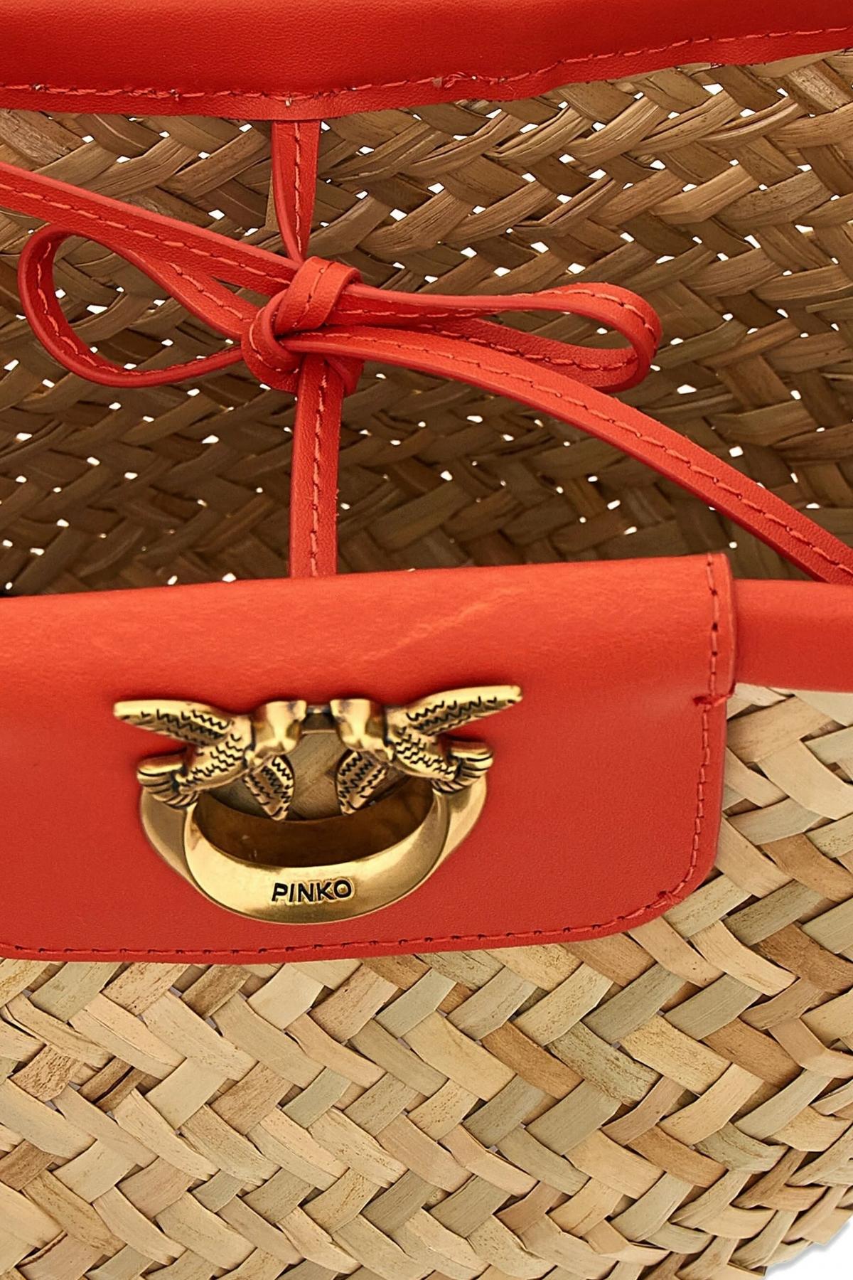PINKO LOVE SUMMER BUCKET en color NARANJA (4)