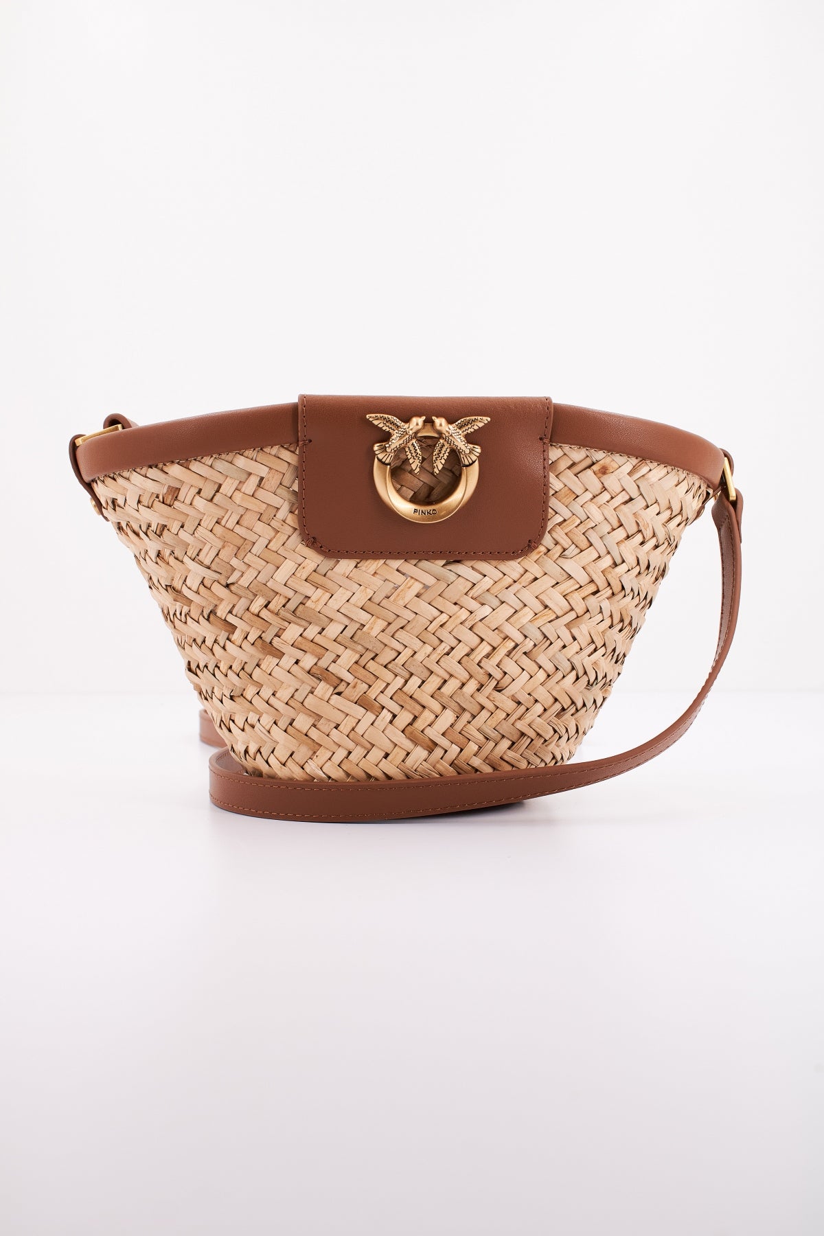 PINKO LOVE SUMMER BUCKET en color MARRON (1)
