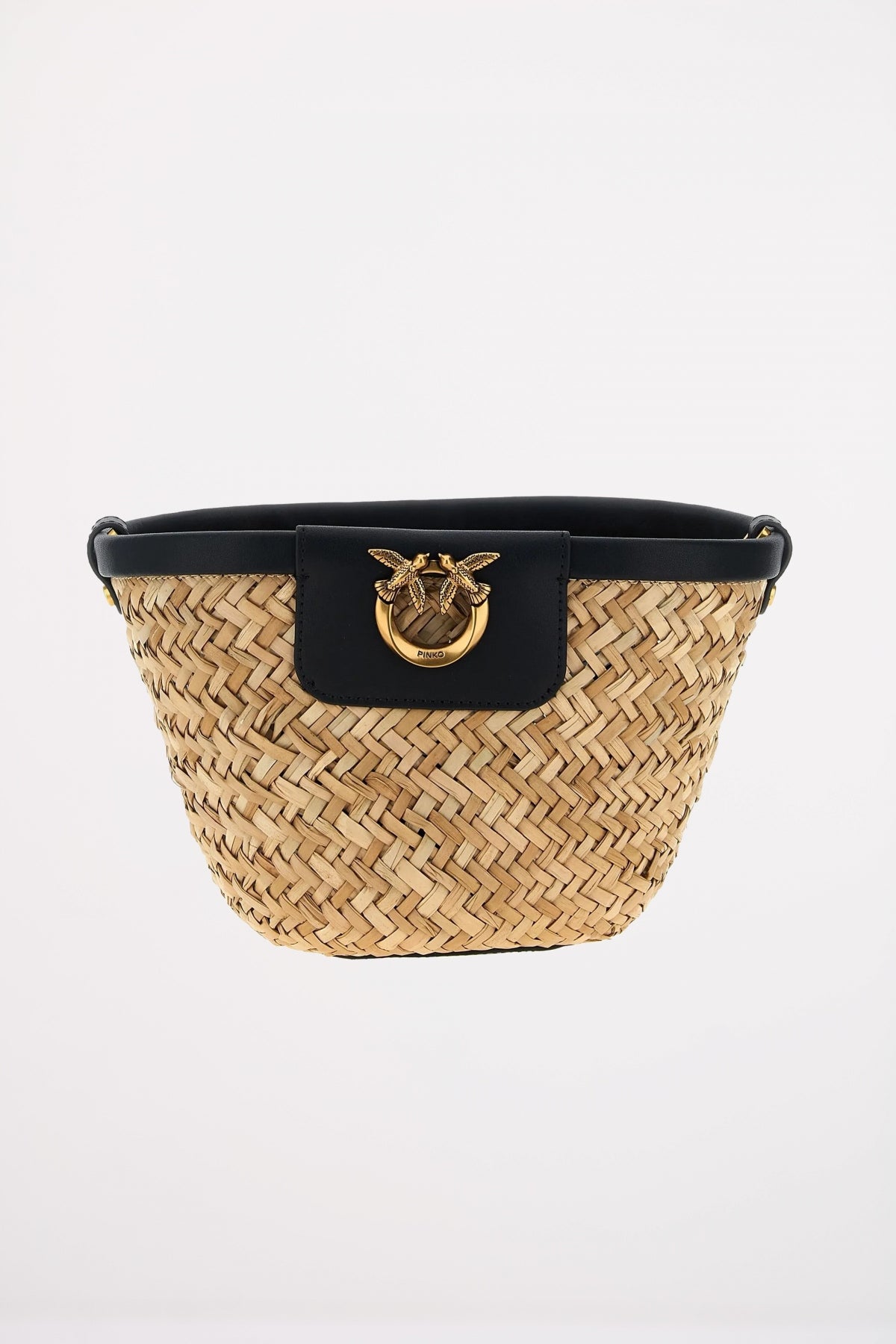 PINKO LOVE SUMMER BUCKET en color NEGRO (1)