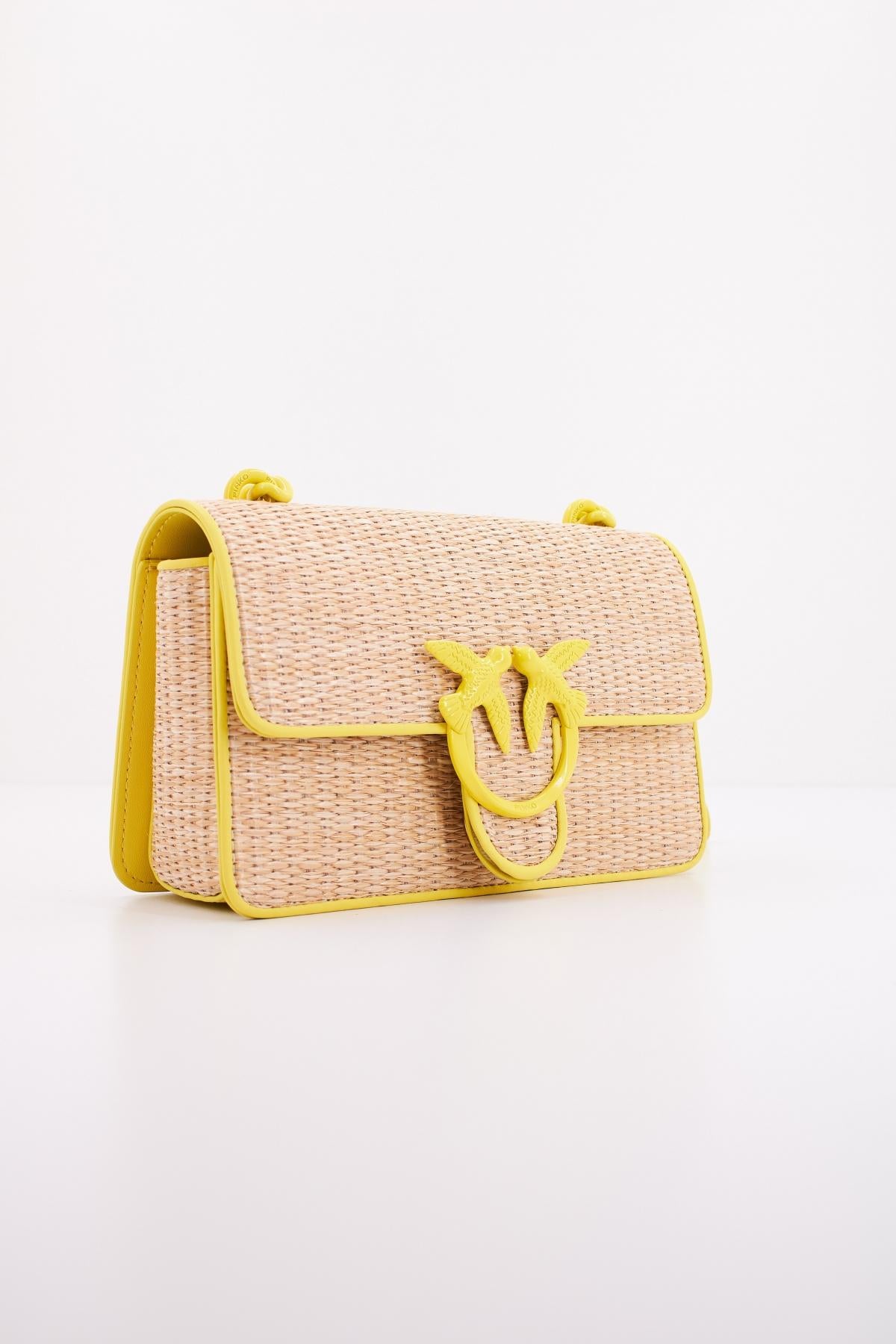 PINKO LOVE ONE MINI LIGHT CL en color AMARILLO (2)