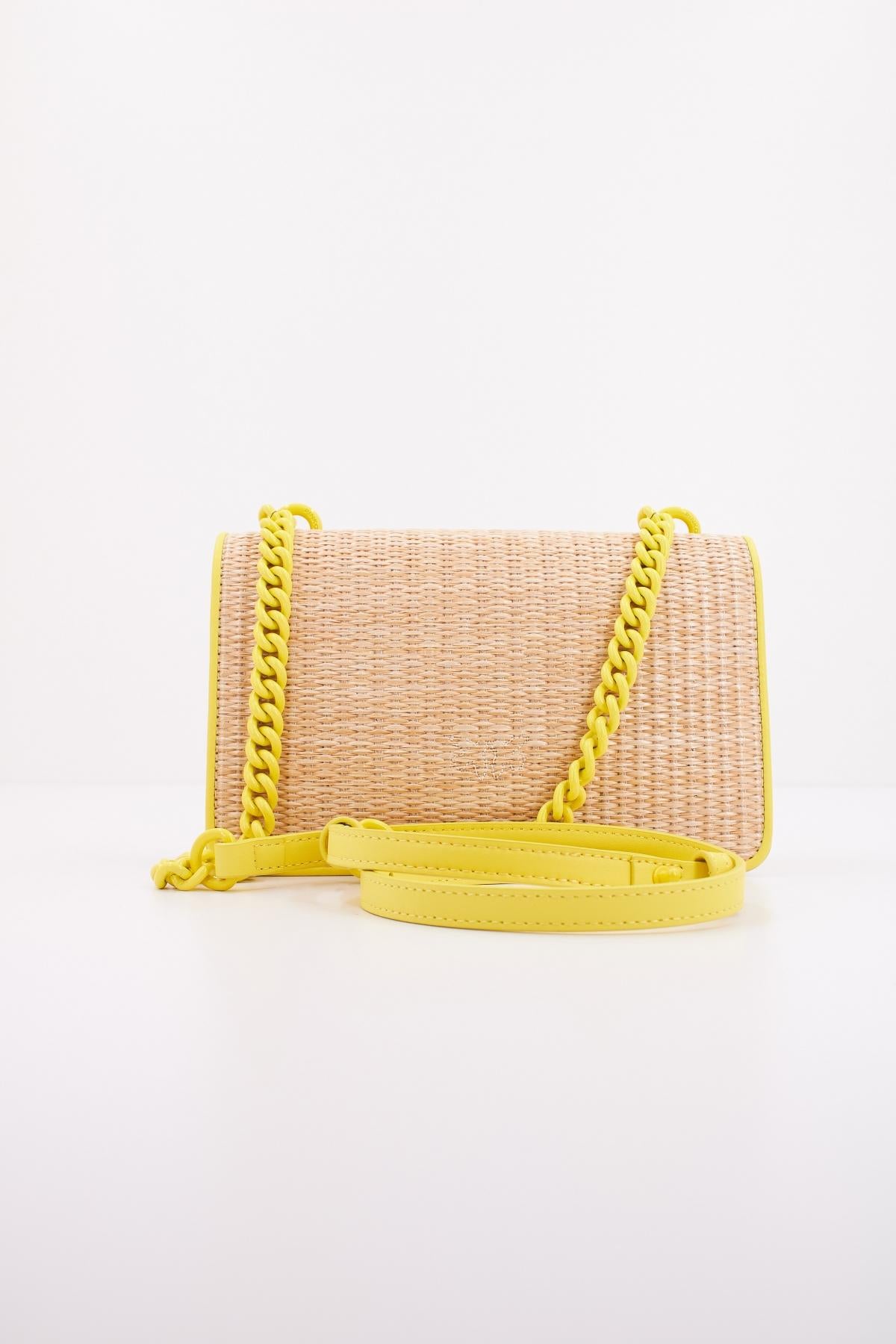 PINKO LOVE ONE MINI LIGHT CL en color AMARILLO (3)